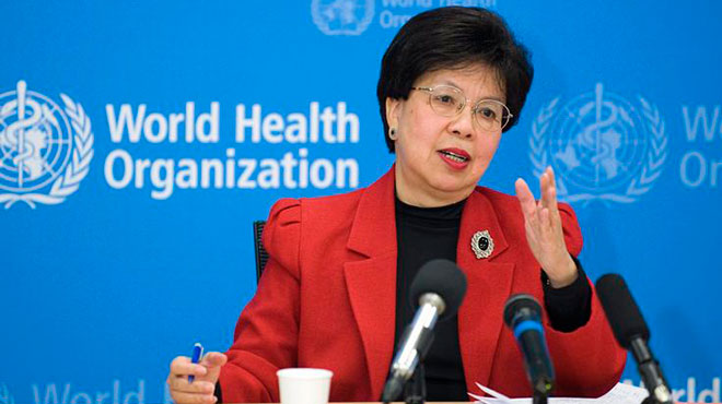 Margaret Chan, directora general de la OMS.