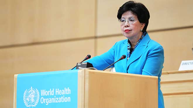 Margaret Chan, directora general de OMS.