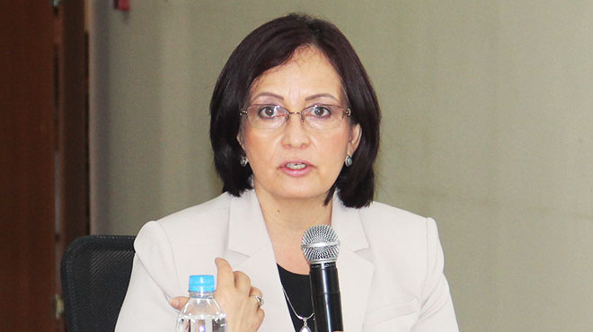 Margarita Guevara, ministra de Salud.