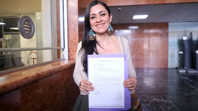 María Cristina Acuña, asambleísta.