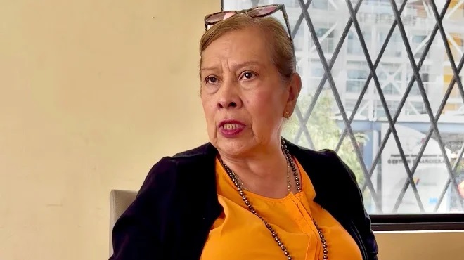 Mar�a de Lourdes Velasco, presidenta de la FEDE.