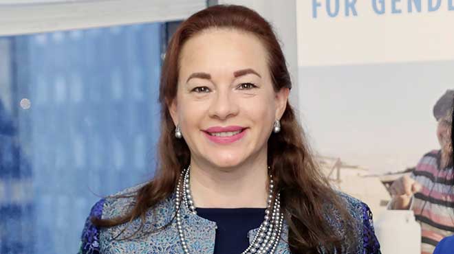 Mar�a Fernanda Espinosa, ministra de Relaciones Exteriores. 