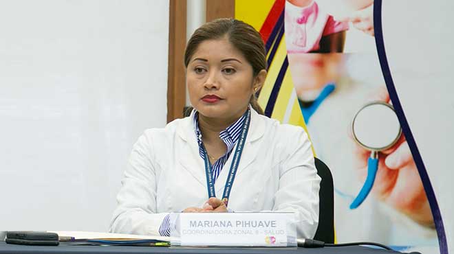 Mariana Pihuave, coordinadora de la Zona 8 de Salud