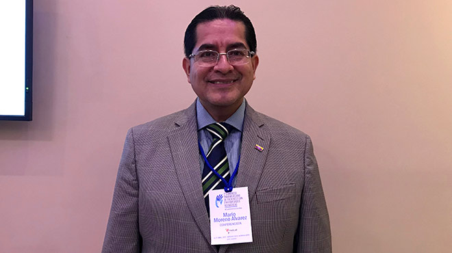 Mario Moreno, presidente de la Sociedad Ecuatoriana de Reumatologa.