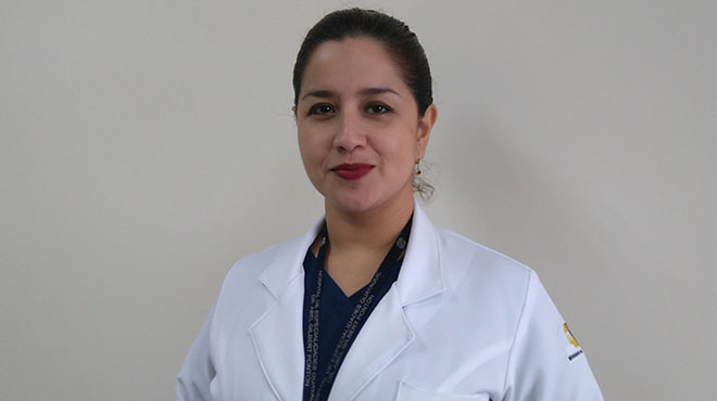 Martha Garca, pediatra Hospital de Especialidades Guayaquil Abel Gilbert Pontn.