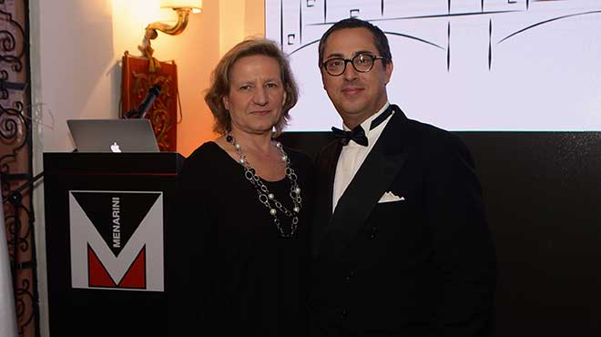 Caterina Bertolini, embajadora de Italia en Colombia y Michelantonio Bosso, Director de Menarini en Latinoamrica.
