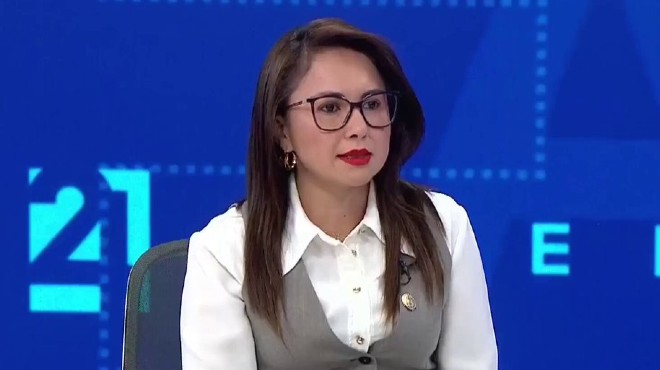 Nataly Morillo, ministra de Gobierno.