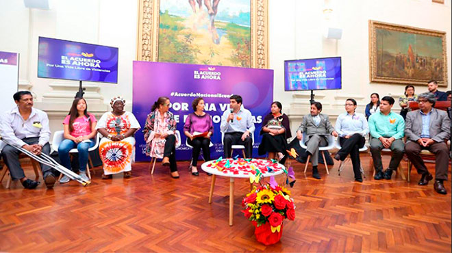 Presentacion de 'Una Vida Libre de Violencias'.