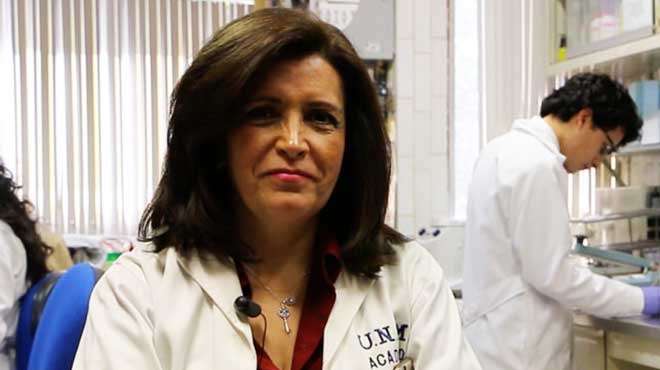 Norma Bobadilla Sandoval, cient�fica del Instituto de Investigaciones Biom�dicas de la UNAM.