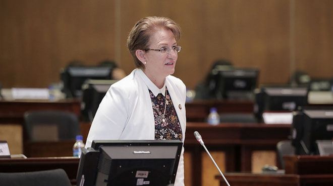 Norma Vallejo, la asamblesta que ha presentado el proyecto de resolucin.