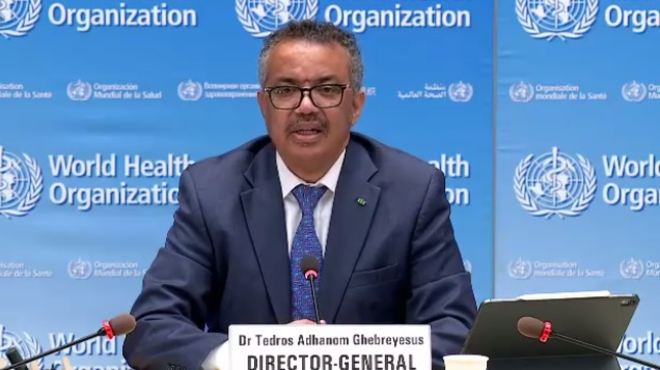 Tedros Adhanom Ghebreyesus, director general de la OMS.