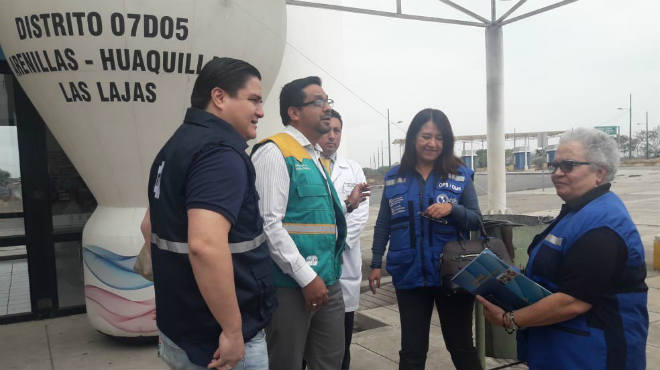 Equipos tcnicos de la OPS y del MSP han realizado una visita al Centro Binacional de Atencin en Frontera.