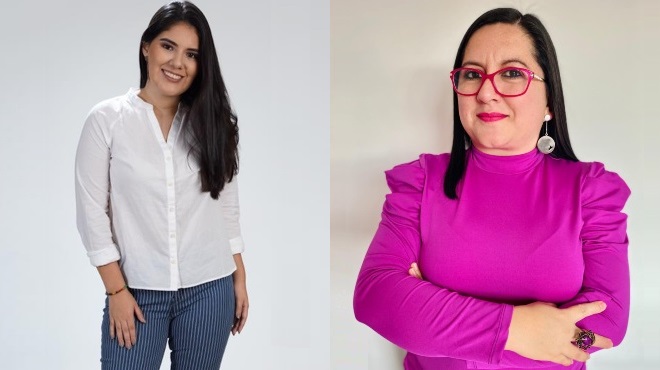  Melissa Clavijo y Sofa Cabrera, docentes investigadoras.