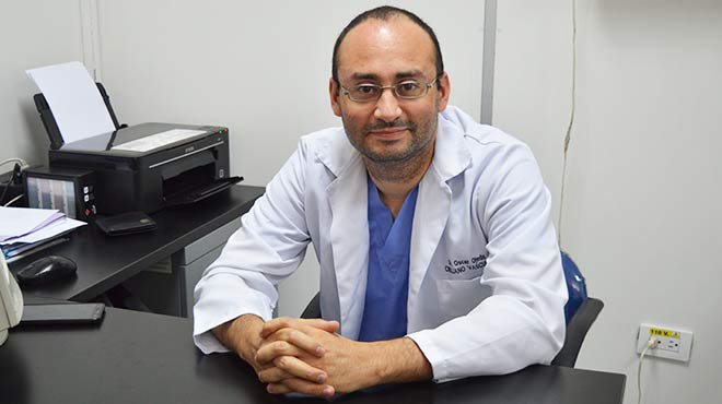 Oscar Ojeda, cirujano vascular del HAGP de Guayaquil