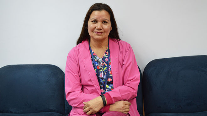 Patricia Gavilnez, presidenta de la Federacin Ecuatoriana de Enfermeras