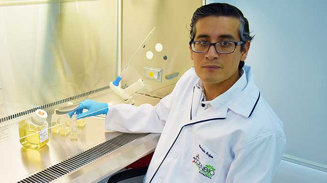 Patricio Rojas, investigador del Centro de Investigacin Biomdica de la UTE.