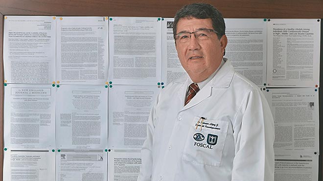 Patricio L�pez, director de investigaciones en el hospital Foscal. 