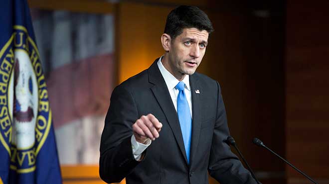 Paul Ryan, presidente de la Cmara de Representantes de Estados Unidos