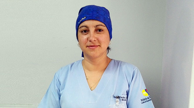 Paulina Cisneros, especialista del Hospital Enrique Garcs.