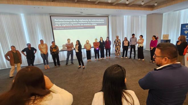 Asistentes del taller estratégico en Portoviejo.