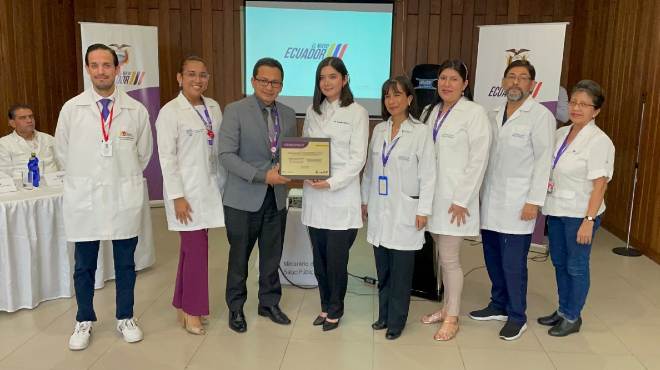 Conmemoraci�n del primer a�o de servicio de la PrEP en el Hospital General Guasmo Sur.