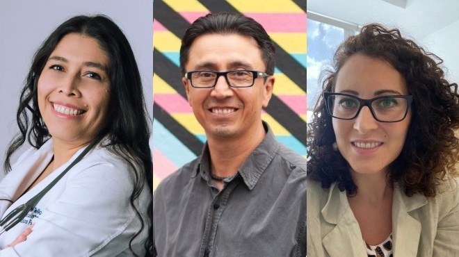Betzabé Tello, Iván Dueñas-Espín y Laura Di Giorgio, autores del estudio.