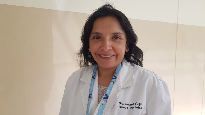 Raquel Yuqui, especialista del HGDC.