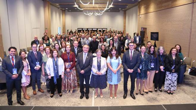 Asistentes de la reunin regional.
