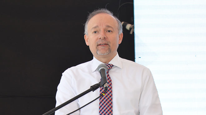 Richard Espinosa, presidente del Consejo directivo del IESS