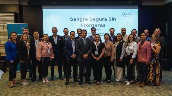 Participantes del taller Sangre Segura Sin Frontera.