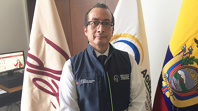 Rommel Betancourt, coordinador de inocuidad de Agrocalidad.