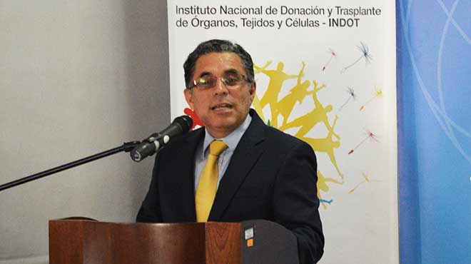 Rubn Chiriboga, director ejecutivo del INDOT