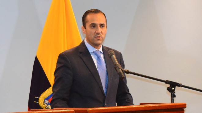 Juan Carlos Holguin, canciller del Ecuador. 