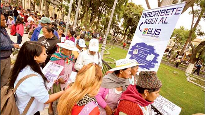 Inicia la atenci�n y beneficios del Sistema �nico de Salud en Bolivia.