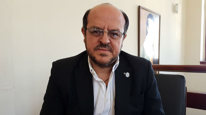 Santiago Carrasco, presidente del Colegio Mdico de Pichincha.