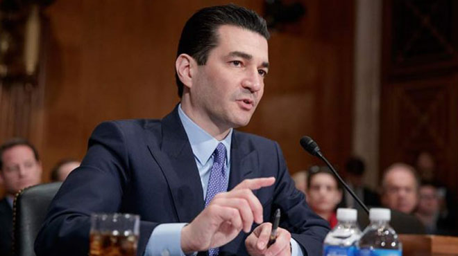 Scott Gottlieb, comisionado de la FDA.