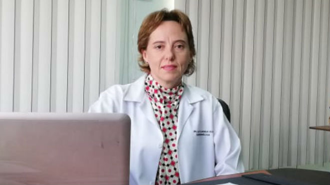 Mara de los ngeles Silva, presidenta de la Sociedad de Gastroenterologa.