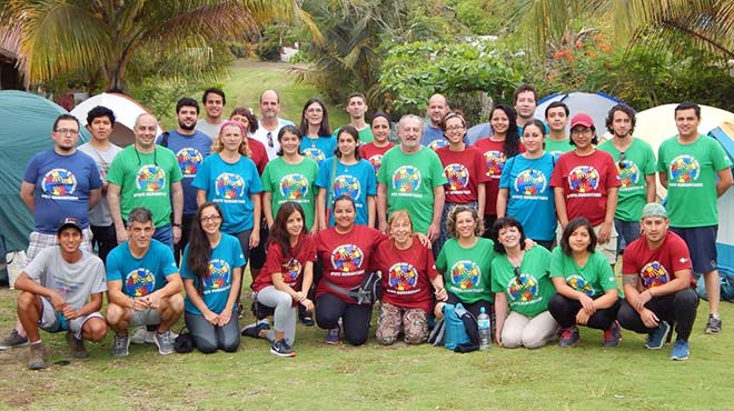 Voluntarios de las brigadas de apoyo humanitario de la SEF.