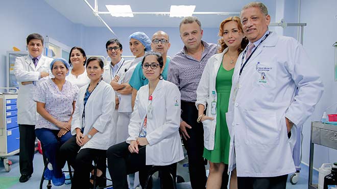Equipo de Gastroenterolog�a del HTMC.