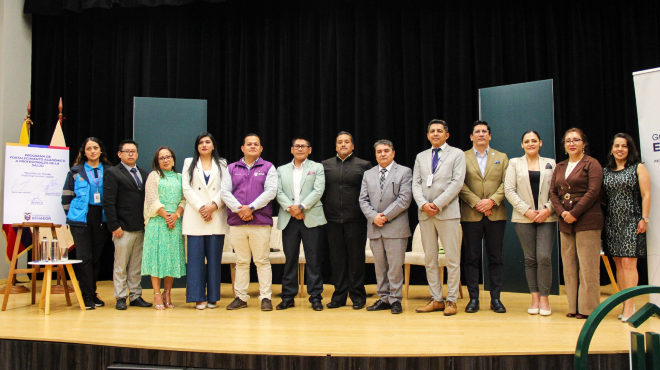 Inauguración de la jornada académica.