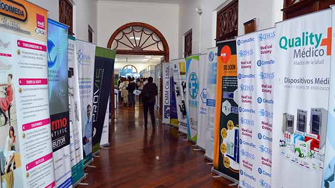 Ingreso a TECHMED Ecuador 2019.