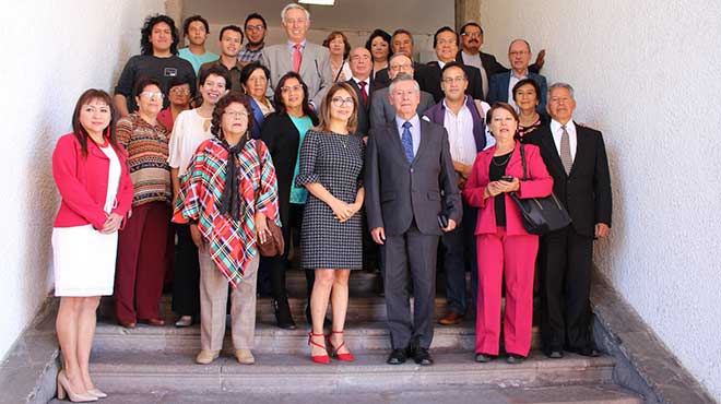 Representantes de la UCE y el Patronato Municipal San Jos.