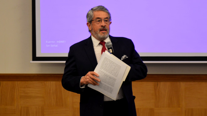 Jos Ruales, decano de la Facultad de Ciencias de la Salud.