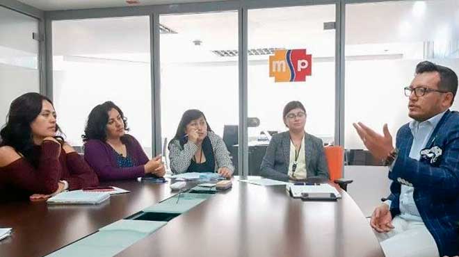 Reunin entre funcionarios de la Secretara de Salud del Municipio de Quito y del MSP.