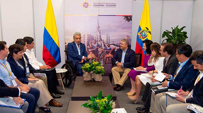 En Cali se desarrolla el VIII Gabinete Binacional Ecuador y Colombia.