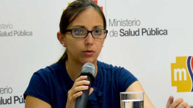 Vernica Espinosa, ministra de Salud.