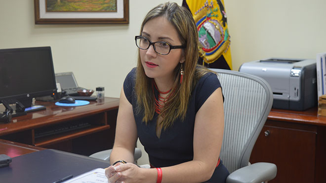 Vernica Espinosa, ministra de Salud.