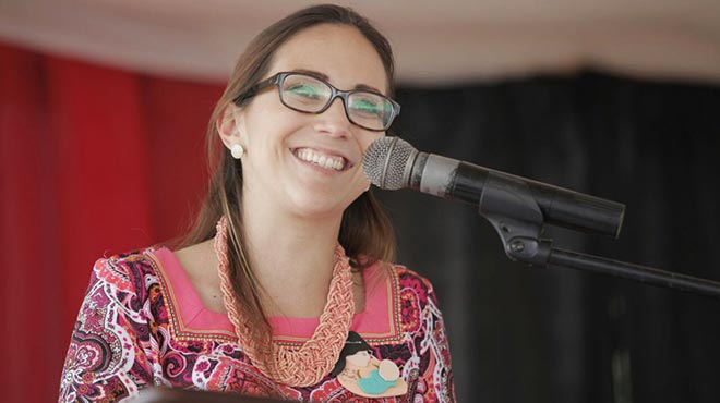 Vernica Espinosa, ministra de Salud