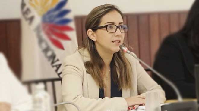 Vernica Espinosa, ministra de Salud.