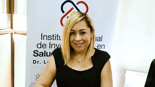 Vernica Loor, investigadora del INSPI.